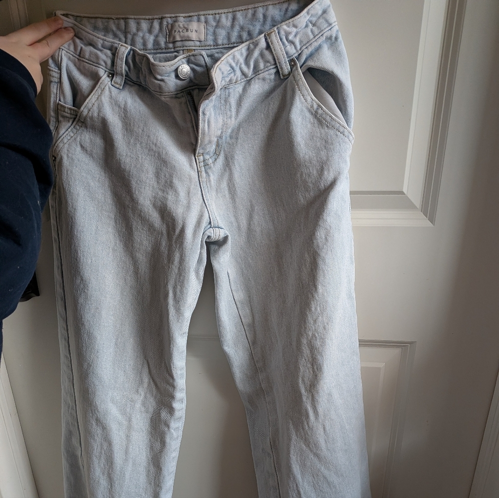 Women's Pacsun Light Blue Low Rise Baggy Jeans